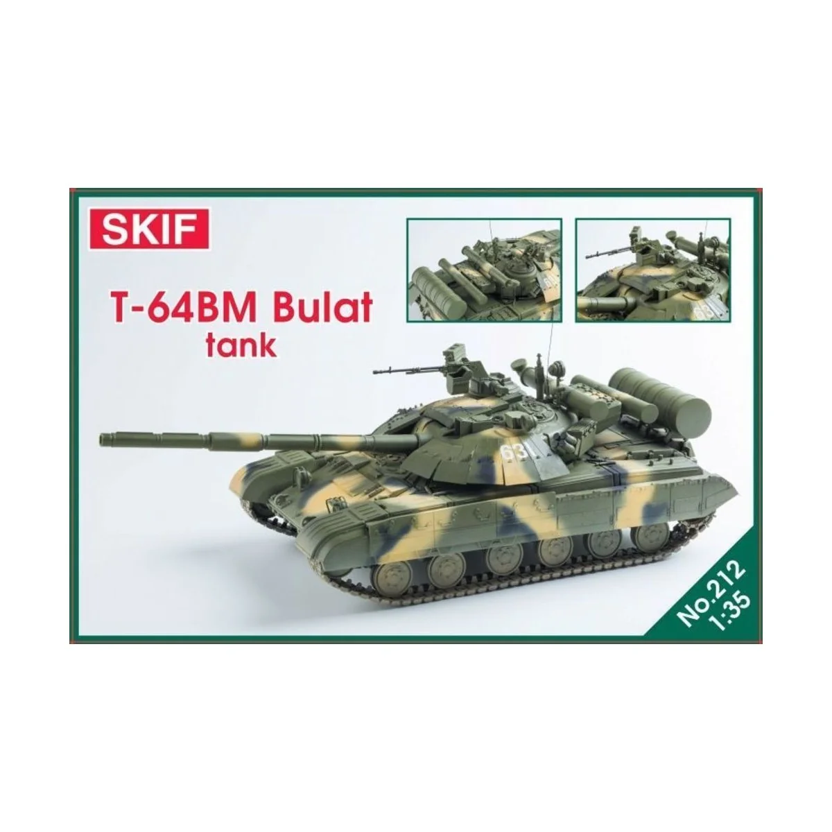 T-64BM Bulat Ukrainian main battle tank - Skif MK212