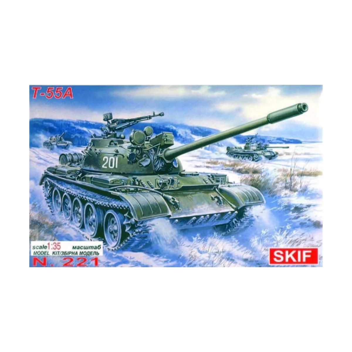 T 55 A, 1/35 - Skif MK221