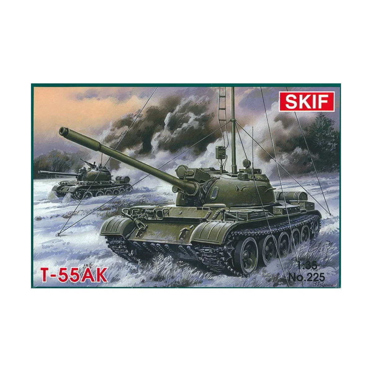 T-55 AK, 1/35 - Skif MK225