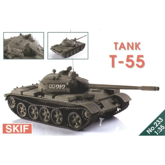 T-55 Soviet tank, 1/35 - Skif MK233 T-55 Soviet tank, 1/35 - Skif MK233