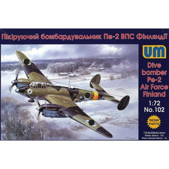 Dive Bomber Pe-2, 1/72 - Unimodels UM102
