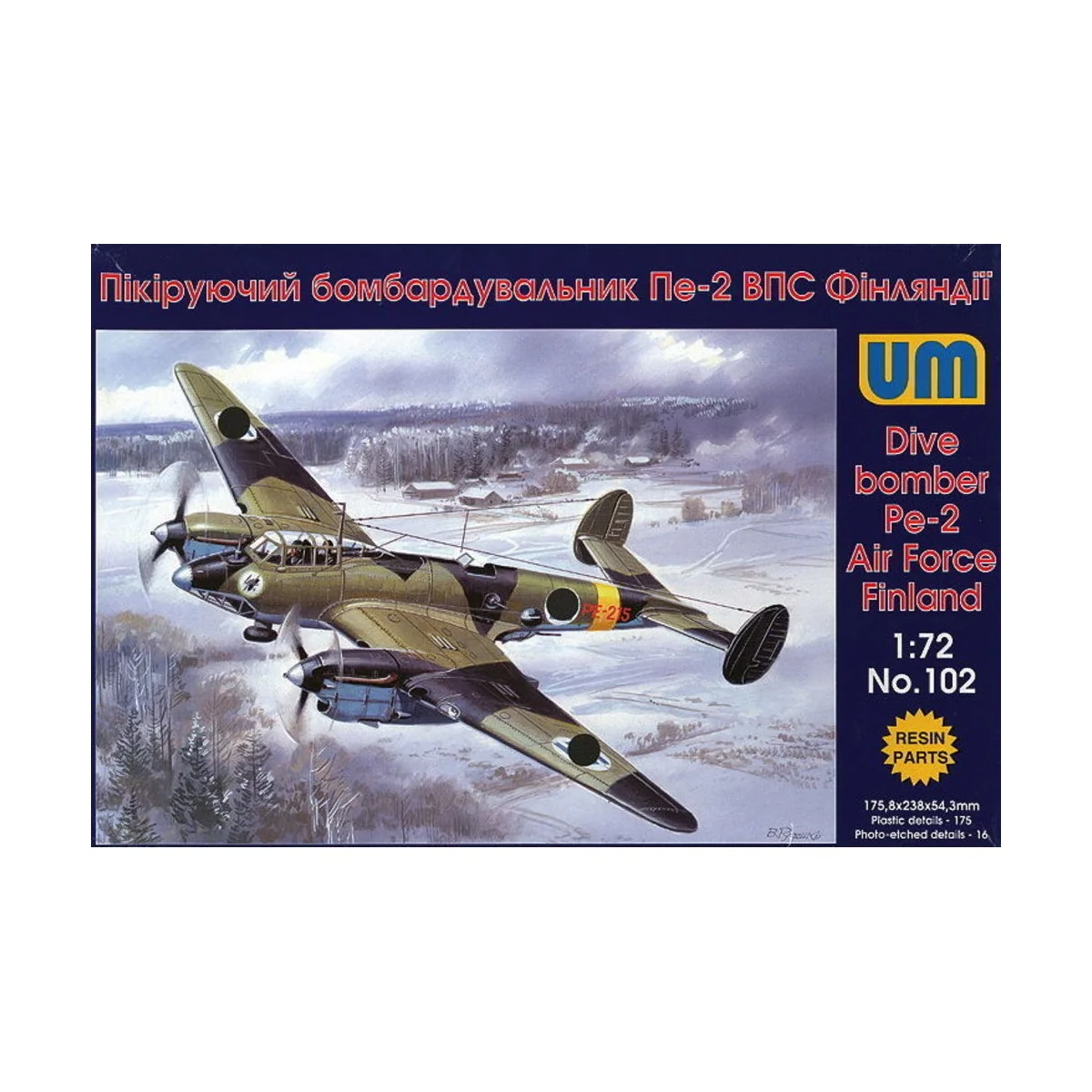 Dive Bomber Pe-2 - Unimodels UM102