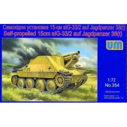 Self-propelled 15cm sIG-33/2 auf Jagdpanzer 38(t), 1/72 - Unimodels...