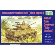 M10A1 Tank destroyer, 1/72 - Unimodels UM209 M10A1 Tank destroyer, 1/72 - Unimodels UM209