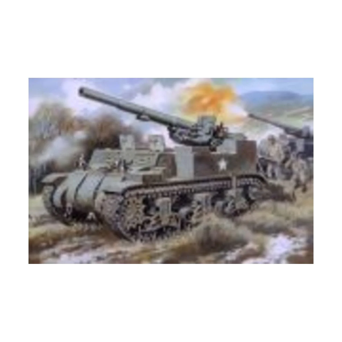 M12 U.S. 155mm self-propelled gun - Unimodels UM211