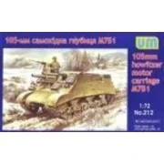 M7B1 105mm hotwizer motor carriage, 1/72 - Unimodels UM212 M7B1 105mm hotwizer motor carriage, 1/72 - Unimodels UM212