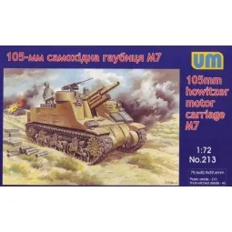 M7 105mm howizter motor carriage, 1/72 - Unimodels UM213