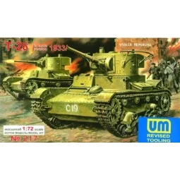 T-26 Light Tank 1933, 1/72 - Unimodels UMT217