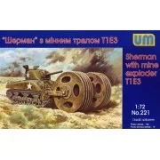 Sherman with mine exploder T1E3, 1/72 - Unimodels UM221 Sherman with mine exploder T1E3, 1/72 - Unimodels UM221