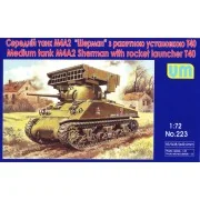 Tank M4A2 with T40 rocket launcher - Unimodels UM223