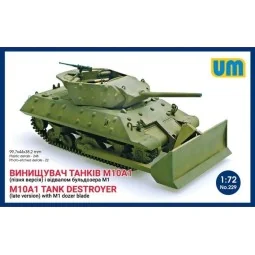 M10A1 tank destroyer (late)with M1 dozer blade - Unimodels UM229