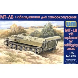 MT-LB with equipment for selfdigging around, 1/35 - Unimodels UM233