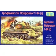 Captured Flakpanzer T-34r - Unimodels UM254