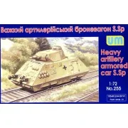 Heavy artillery armored car S.Sp, 1/72 - Unimodels UM255 Heavy artillery armored car S.Sp, 1/72 - Unimodels UM255