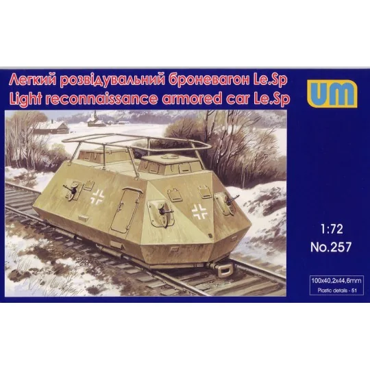Light reconnaissance armored car Le.Sp - Unimodels UM257