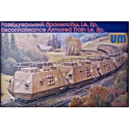 Reconnaissance armored train Le.Sp, 1/72 - Unimodels UM261