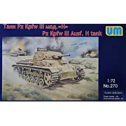 Pz.Kpfw III Ausf.H German tank - Unimodels UM270