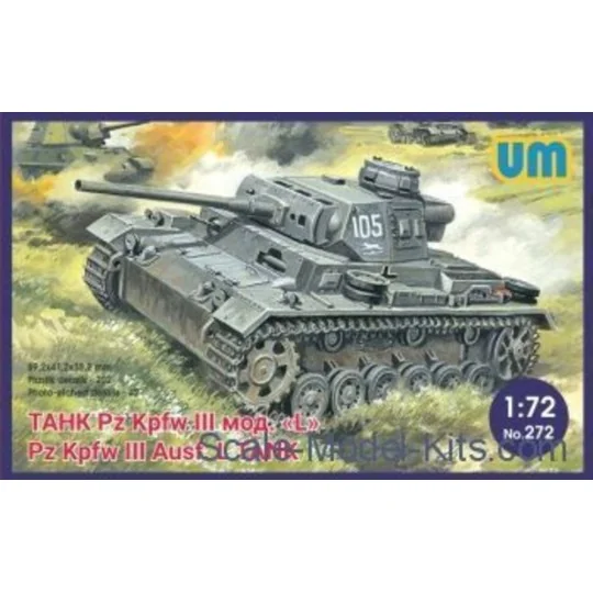 Pz.Kpfw III Ausf.L German tank with protective screen, 1/72 - Unimo... Pz.Kpfw III Ausf.L German tank with protective screen, 1/72 - Unimo...