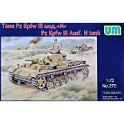 Pz.Kpfw III Ausf.N German Tank, 1/72 - Unimodels UM275