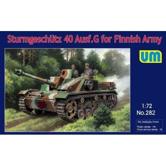 Sturmgeschutz 40 Ausf.G for Finnish Army - Unimodels UM282