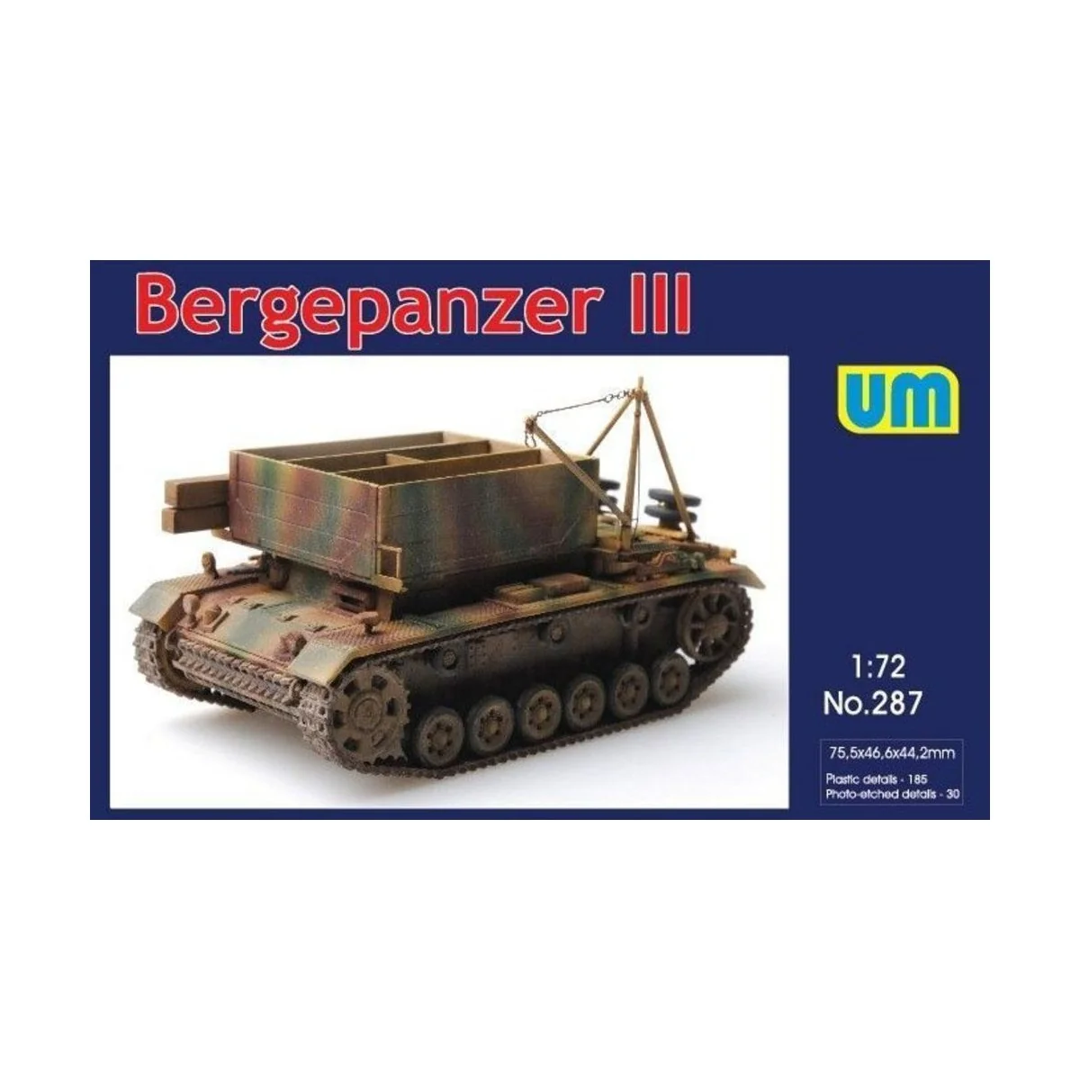 Bergepanzer III, 1/72 - Unimodels UM287