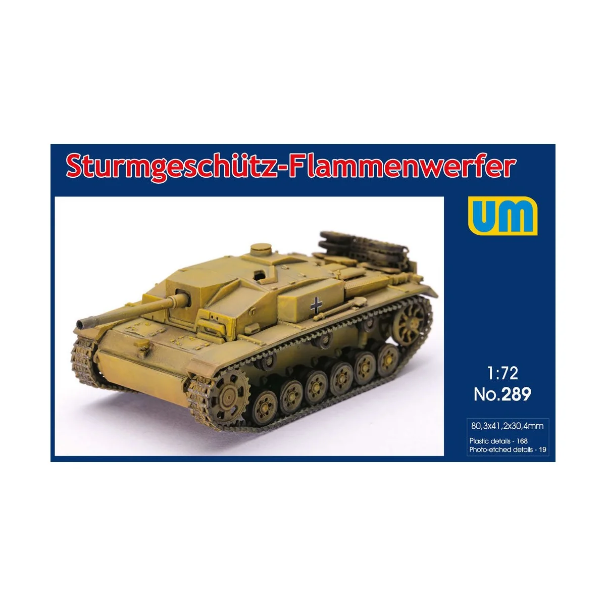 Sturmgeschutz Flammenwerfer, 1/72 - Unimodels UM289 Sturmgeschutz Flammenwerfer, 1/72 - Unimodels UM289