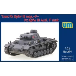 Pz.Kpfw III Ausf. F tank - Unimodels UM291