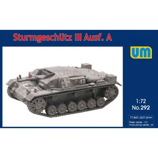 Sturmgeschutz III Ausf.A, 1/72 - Unimodels UM292