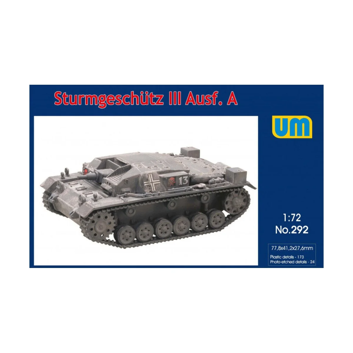 Sturmgeschutz III Ausf.A - Unimodels UM292