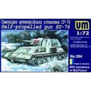 Self-propelled gun SU-76 - Unimodels UM304