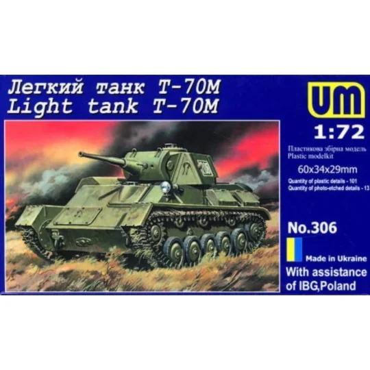 Light tank T-70M - Unimodels UM306
