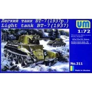 Light Tank BT-7 (1937), 1/72 - Unimodels UMT311