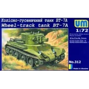 Wheel-Track tank BT-7A - Unimodels UMT312