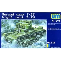 Light tank T-26 - Unimodels UMT316