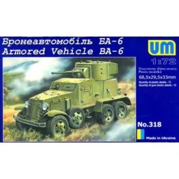 Armored Vehicle BA-6 Soviet - Unimodels UM318