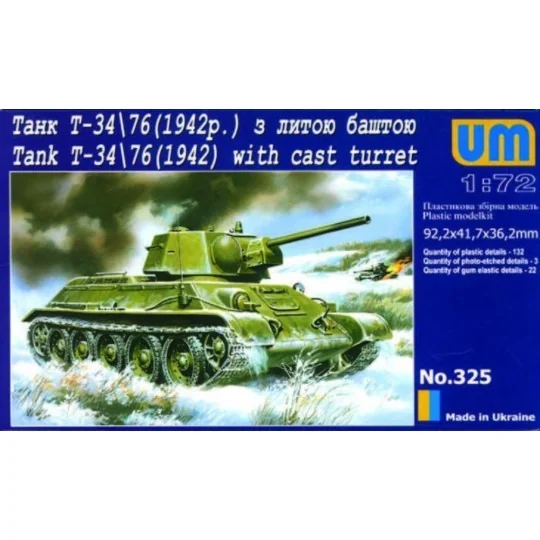 Panzer T-34/76 (1942) - Unimodels UM325