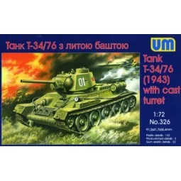 T-34/76 (1943), 1/72 - Unimodels UM326
