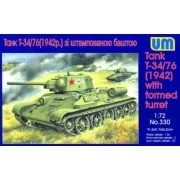 Tank T-34/76 (1942) with formed turret - Unimodels UM330