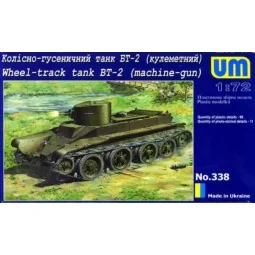 Wheel-Track Tank BT-2 with machine-Gun - Unimodels UMT338