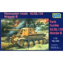 Sd. Kfz. 138 Marder III, 1/72 - Unimodels UM343