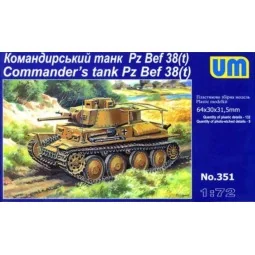 Pz Bef 38 (t) Commanders Tank - Unimodels UM351