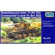 Pz Bef 38 (t) Commanders Tank, 1/72 - Unimodels UM351