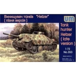 Tank Hunter Hetzer (late version) - Unimodels UM353