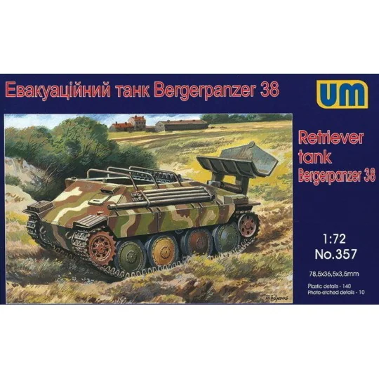 Bergerpanzer 38 (Hetzer), 1/72 - Unimodels UM357