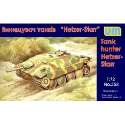 Hetzer-STARR tank hunter, 1/72 - Unimodels UM358