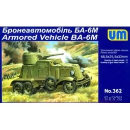 BA-6M Armored Vehicle, 1/72 - Unimodels UM362