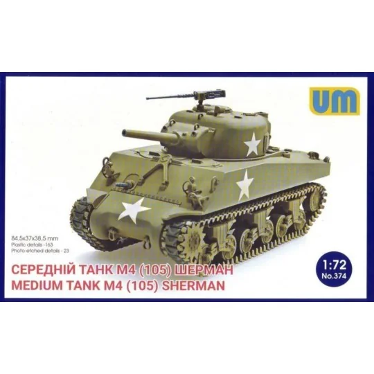 M4(105) medium tank - Unimodels UM374