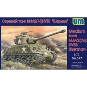 Medium tank M4A2(76)W HVSS, 1/72 - Unimodels UM377 Medium tank M4A2(76)W HVSS, 1/72 - Unimodels UM377