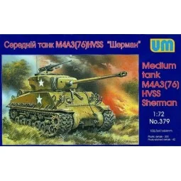 Medium tank M4A3(76)W HVSS - Unimodels UM379