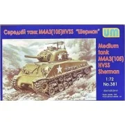 Medium tank M4A3(105) HVSS - Unimodels UM381